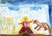 Fialowski Réka: Ess, eső, ess / gyermekrajz