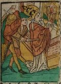 Szent István pápa (Illusztráció a Pannonhalmán őrzött Legenda Aurea
                        Sanctorum című ősnyomtatvány 1482-es augsburgi kiadásából)