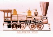 Baldwin, 1850 (A Régi mozdonyok c. diafilm részlete)