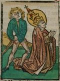 Kornél (Illusztráció a Pannonhalmán őrzött Legenda Aurea Sanctorum című ősnyomtatvány 1482-es augsburgi kiadásából)