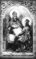 Szent Imre és Szent Gellért (A Magyar szentek I. c. diafilm részlete)