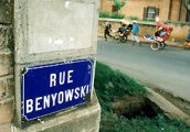A Benyovszky Móric utca, Andsirabeé (Madagaszkár)(fotó:
                            Konkoly-Thege György)