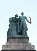 Zala György: Tudás és Dicsőség - Budapest, Milleniumi emlékmű (Fotó: Legeza Dénes István)