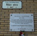 Márai Sándor emléktábla - Budapest, a krisztinavárosi Mikó utca (Fotó: Vimola Ágnes)