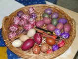 Festett tojások - Takácsi, Festett tojások kiállítás (Fotó: Vimola Ágnes)