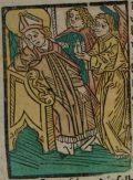 Szent Ulrik (Illusztráció a Pannonhalmán őrzött Legenda Aurea Sanctorum című ősnyomtatvány 1482-es augsburgi kiadásából)