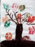 Fialowski Réka: Az ősz színei / gyermekrajz