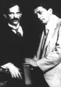Babits és Ady 1917 júliusábanaz Ady Endre c. diafilm
                        részlete(fotó: Székely Aladár)