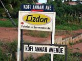 Kofi Annan út, Accra (Ghána)(fotó: Konkoly-Thege
                        György)
