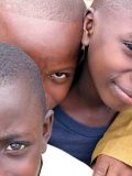 Afrikai gyerekek (Accra, Ghána)(fotó: Konkoly-Thege György)