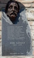 Kós Károly emléktábla Révkomáromban (Fotó: Vimola Ágnes)