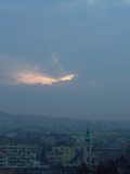 Fény a Krisztinaváros felett (Fotó: Vimola Ágnes)